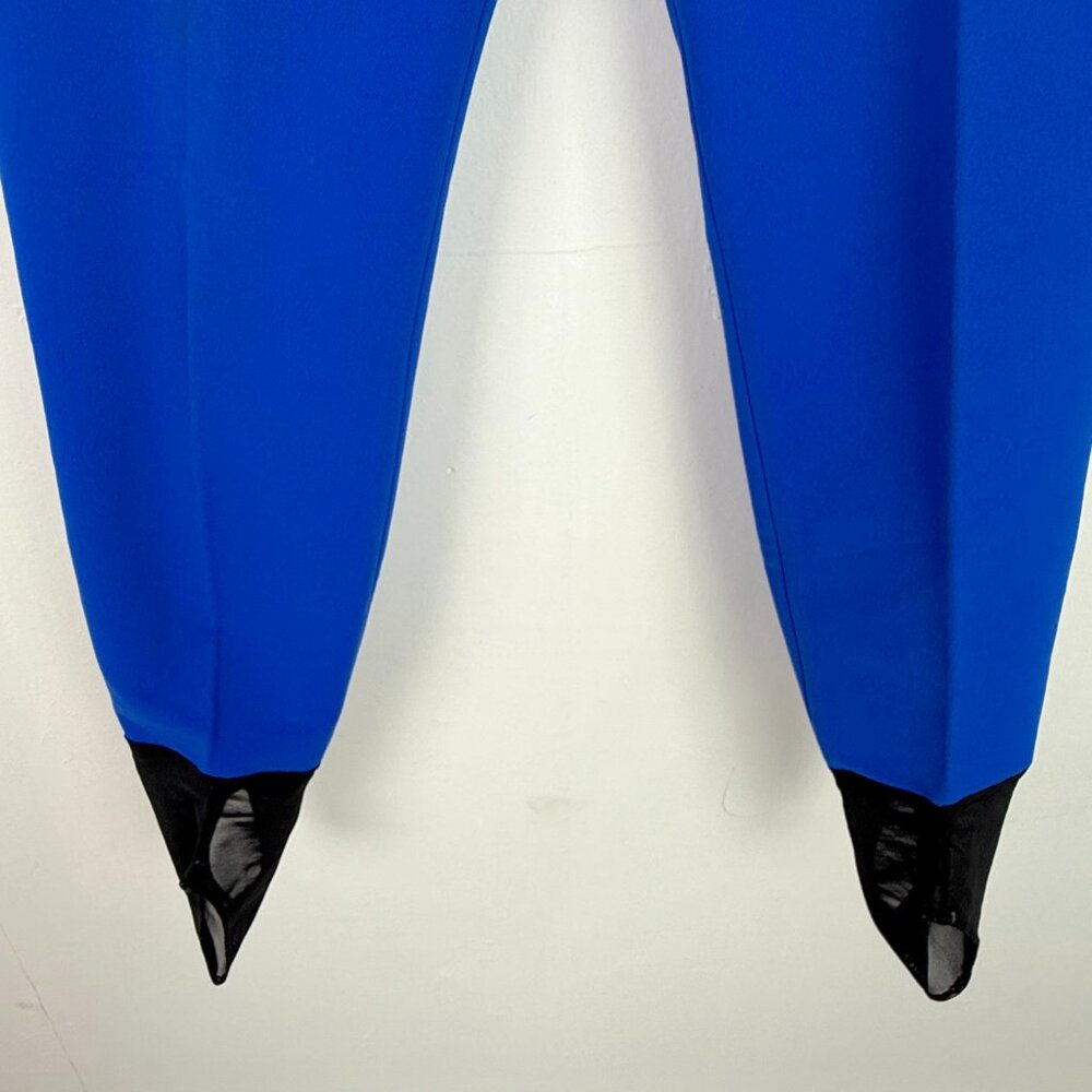 Vintage Obermeyer Sport Wool Blend Stirrup Ski Snow Pants Blue Size 12 EUC - Picture 3 of 10